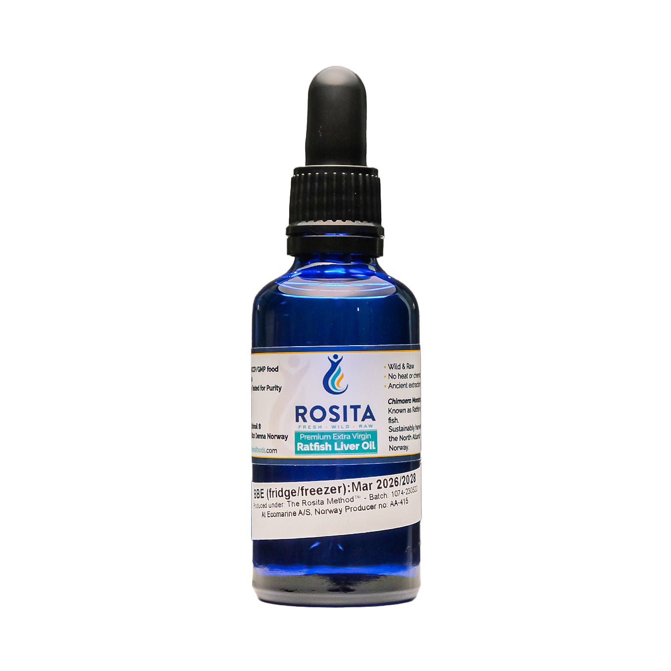 Rosita Ratfish Liver Oil™ - 50ml