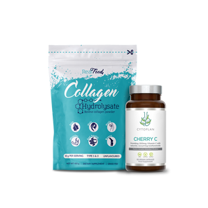 RealFood Пакет – Хидролизиран колаген 400 г + Cytoplan Cherry C витамин C от ацерола