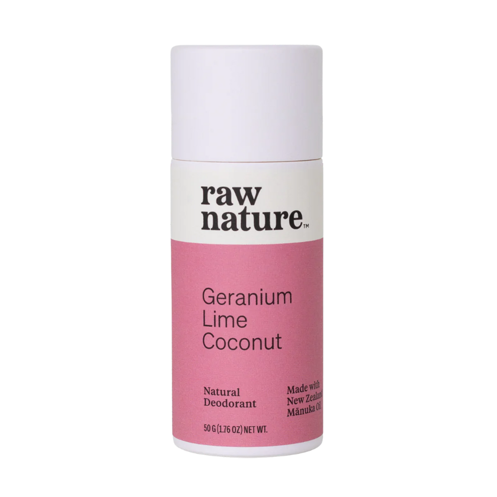 Натурален дезодорант Raw Nature с аромат на здравец и лайм