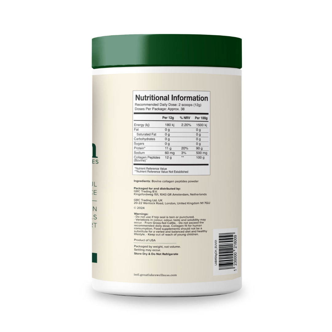 Great Lakes Wellness Collagen - етикет
