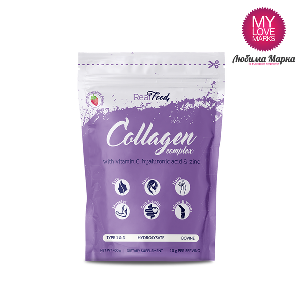 RealFood Collagen Complex с вит. С, хиалуронова киселина и цинк