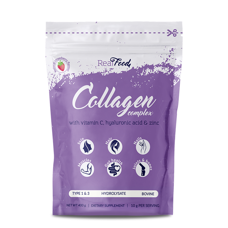 RealFood Collagen Complex с вит. С, хиалуронова киселина и цинк