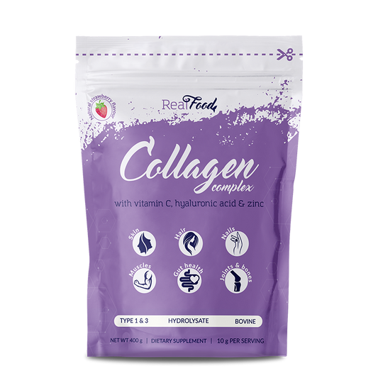 RealFood Collagen Complex с вит. С, хиалуронова киселина и цинк