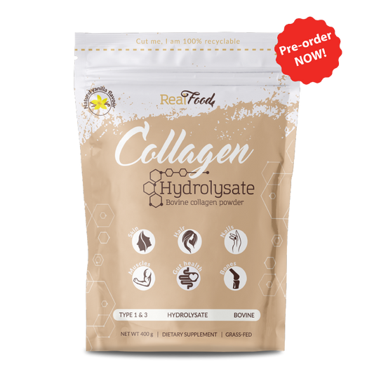 Хидролизиран колаген RealFood – ванилия, без подсладители