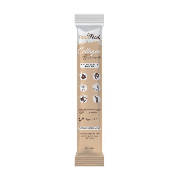 единичен стикс RealFood Collagen Ванилия
