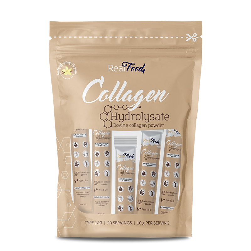 RealFood Collagen Ванилия - 20 бр. стикове