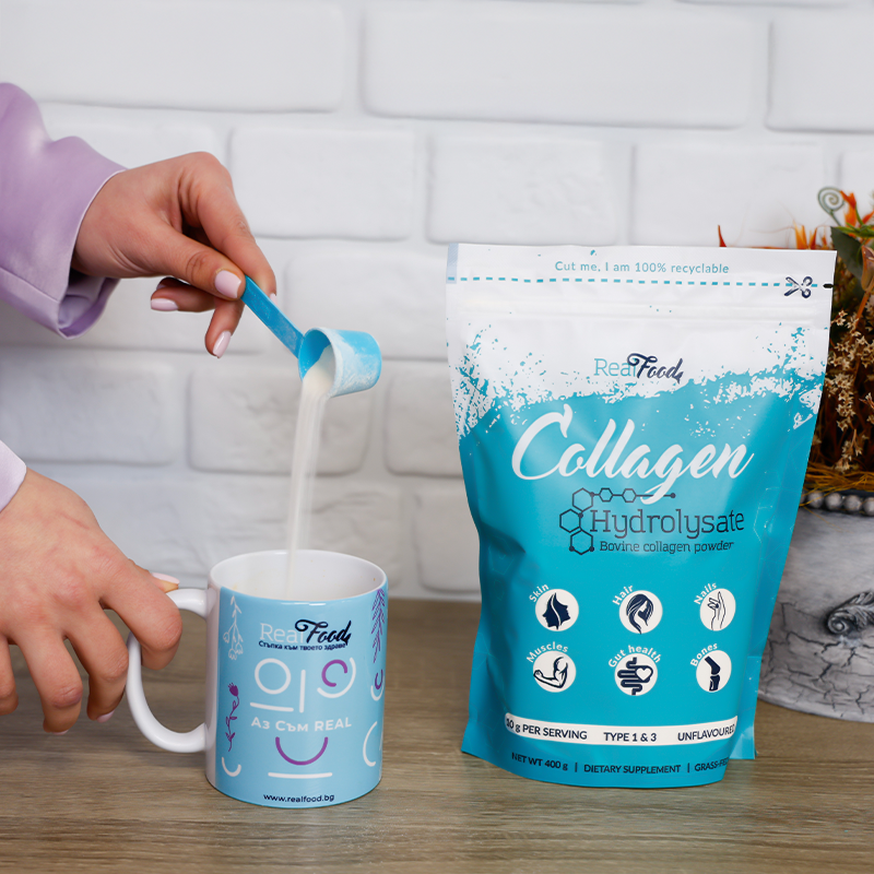 Хидролизиран колаген, 100% натурален,  извлечен от пасищни телета.