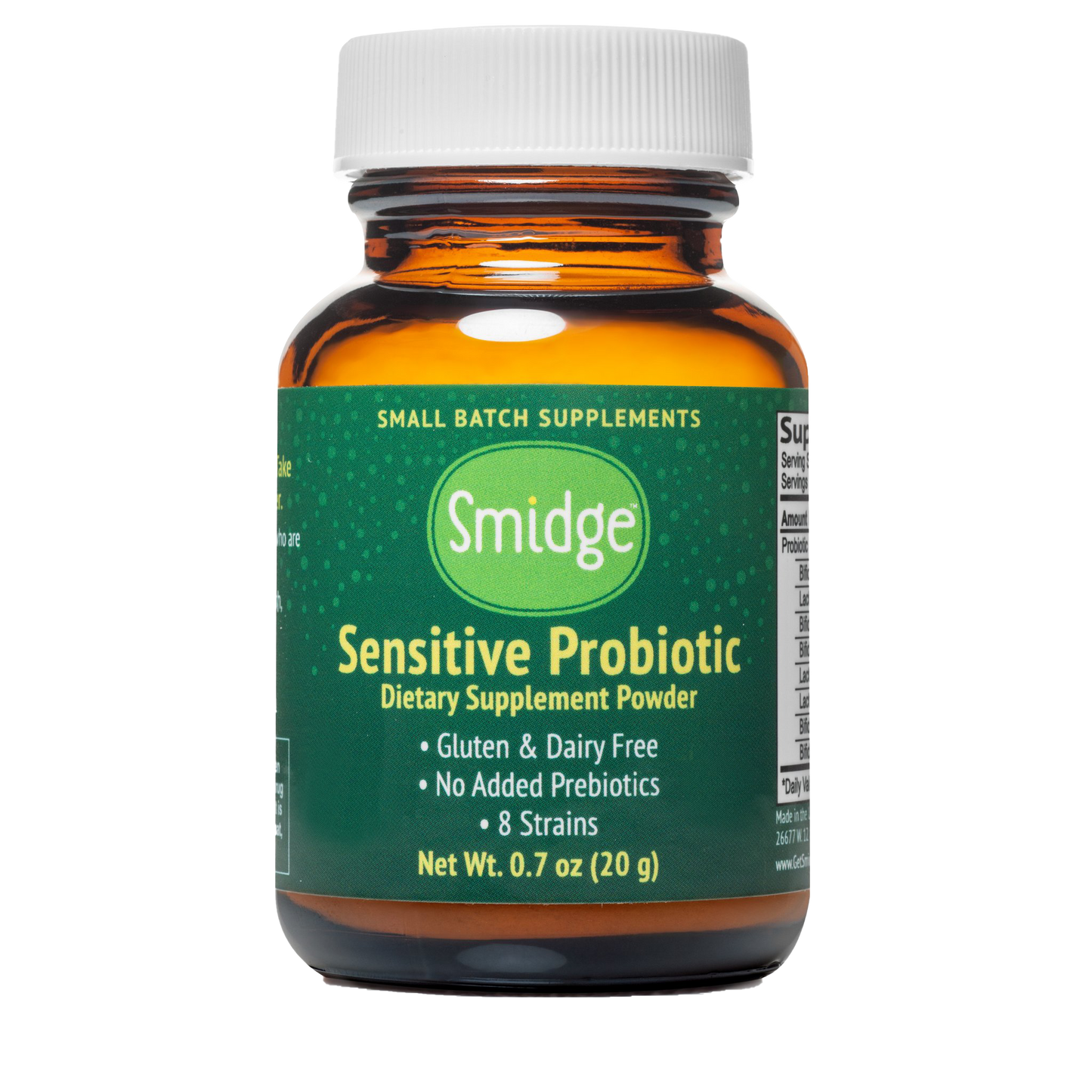 Smidge Sensitive пробиотик на прах