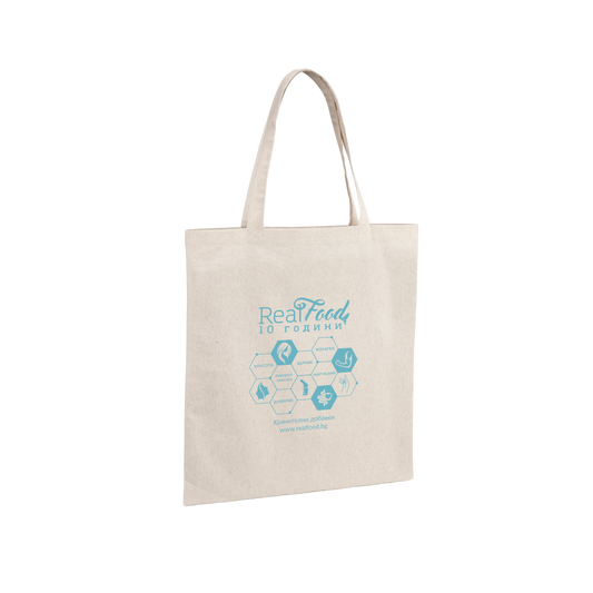 Платнена торбичка RealFood - 10 години